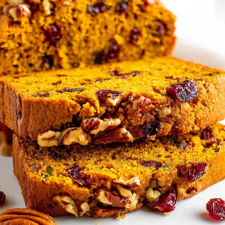 Cranberry Pecan Pumpkin Bread