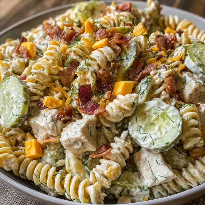 Dill Pickle Pasta Salad That’ll Make You Question Everything