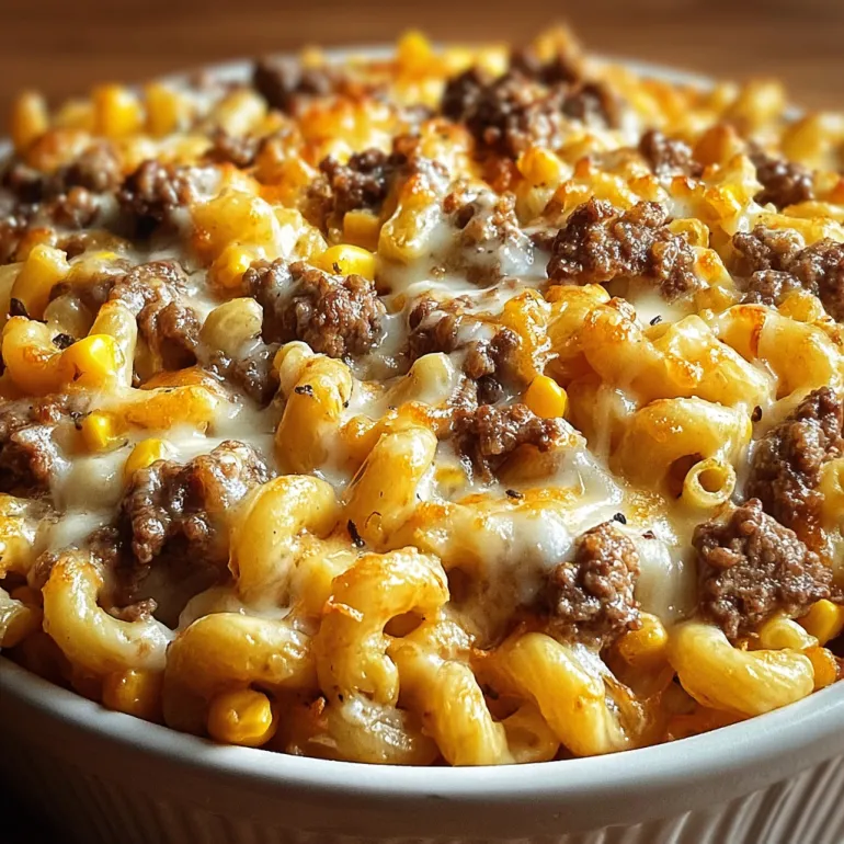 Loaded Cheddar Ranch Beef Casserole