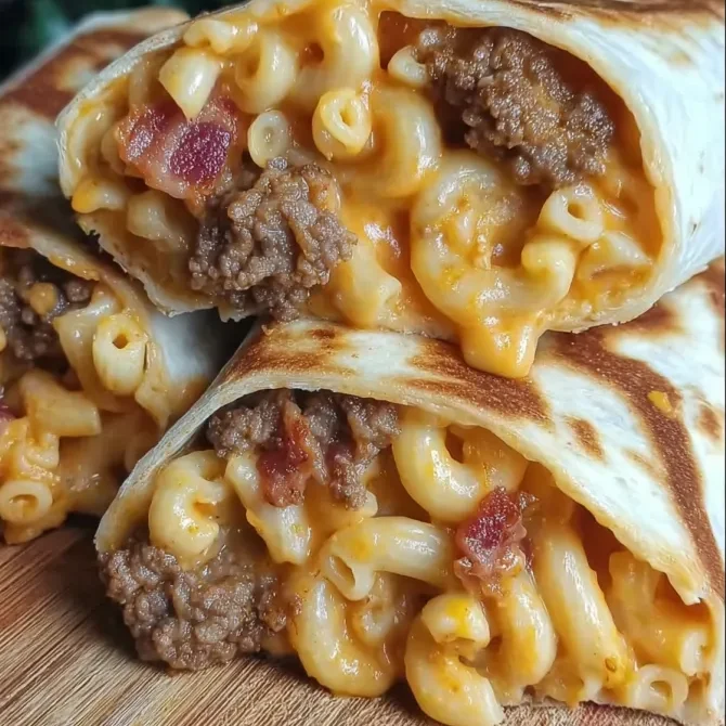 Mac Cheese Bacon Burger Rolls