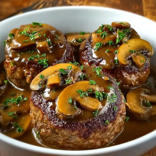 Juicy Bobby Flay Salisbury Steak