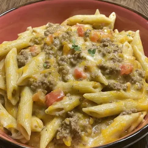 Queso Taco Pasta That’ll Ruin You for All Other Comfort Food