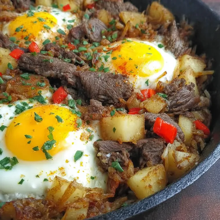 Steak and Potato Breakfast Hash