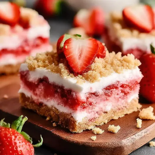 Strawberry Shortcake Bars