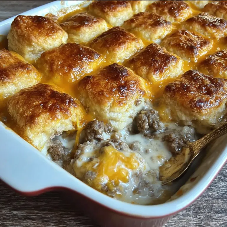 Biscuit and Gravy Casserole That’ll Make You Forget About Regular Breakfast