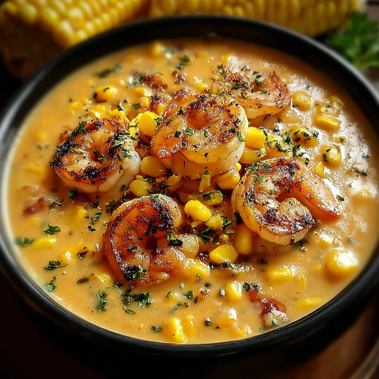 New Orleans Shrimp Corn Bisque