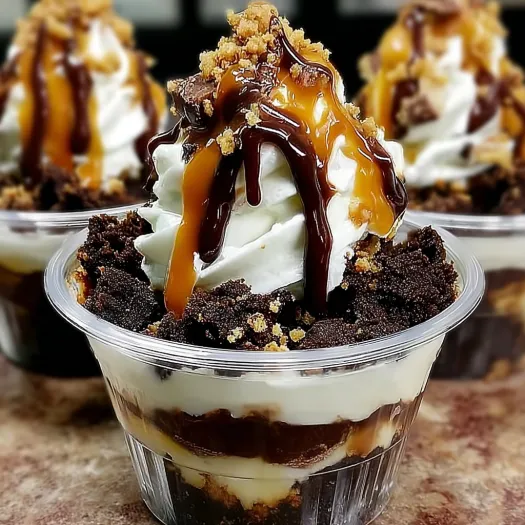 Loaded Brownie Cheesecake Cups