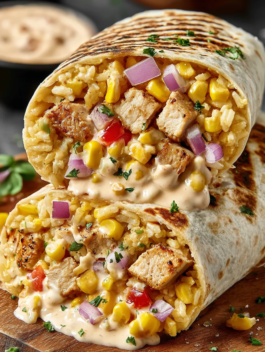 Spicy Chicken Burritos