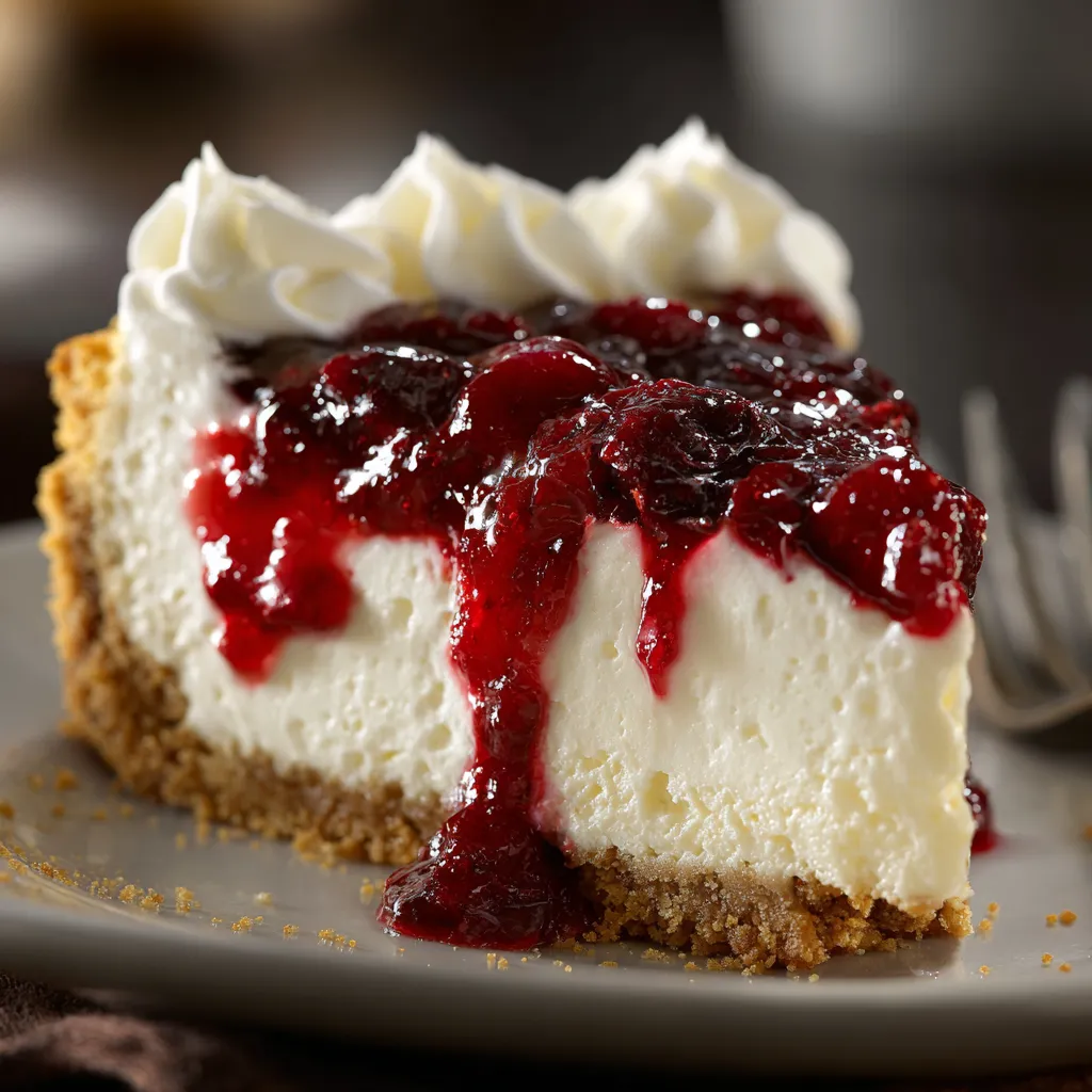 Classic Cherry Cheesecake