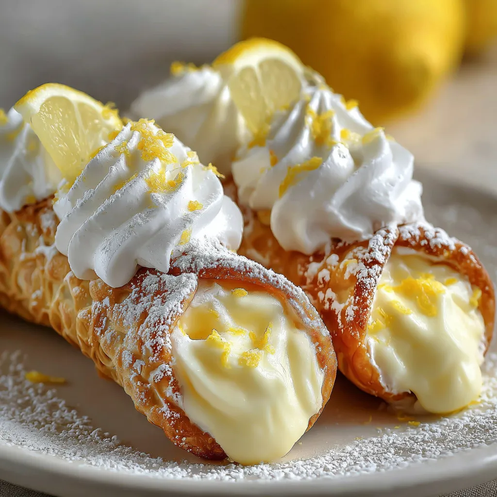 Lemon Meringue Pie Cannoli