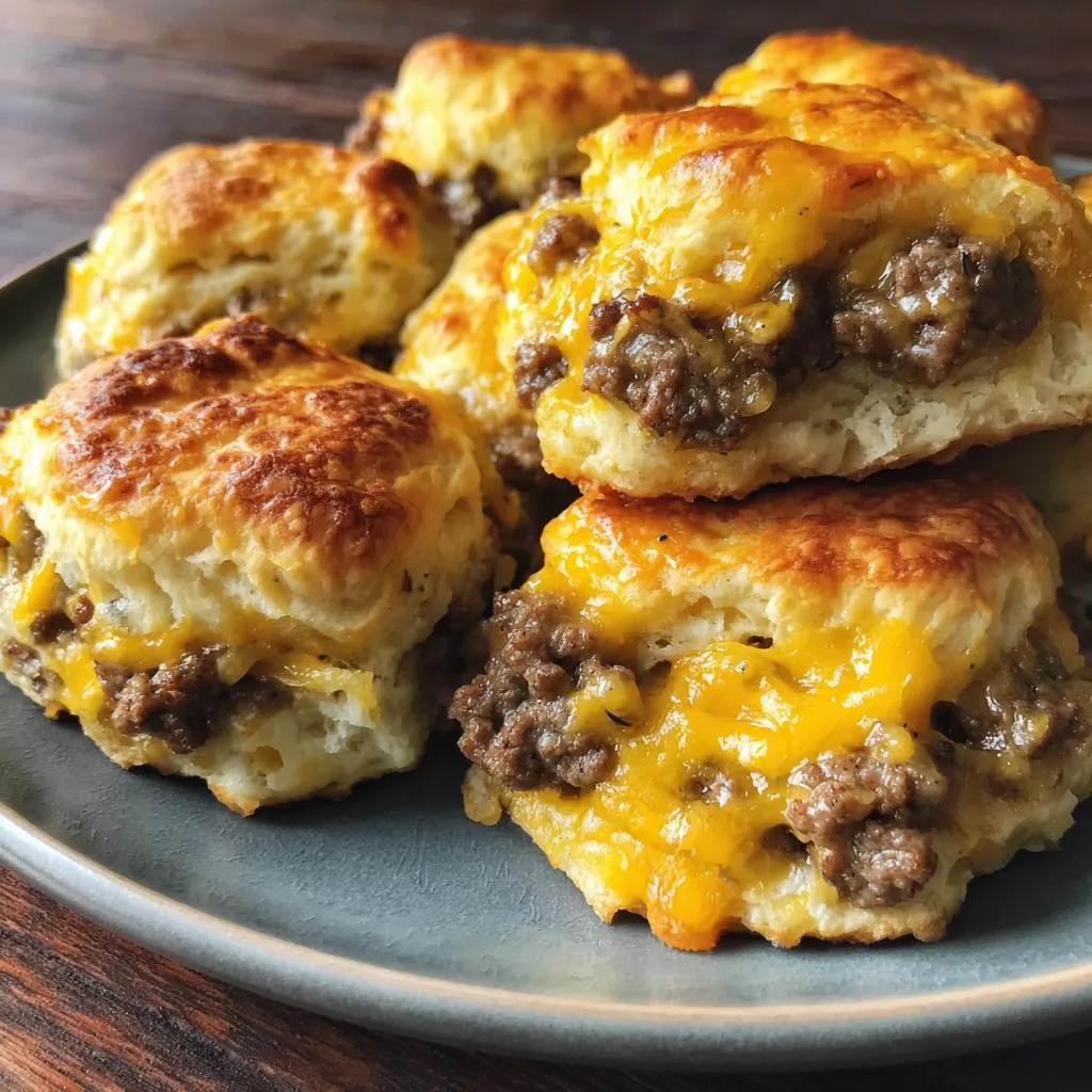 Chopped Cheeseburger Biscuit Bake