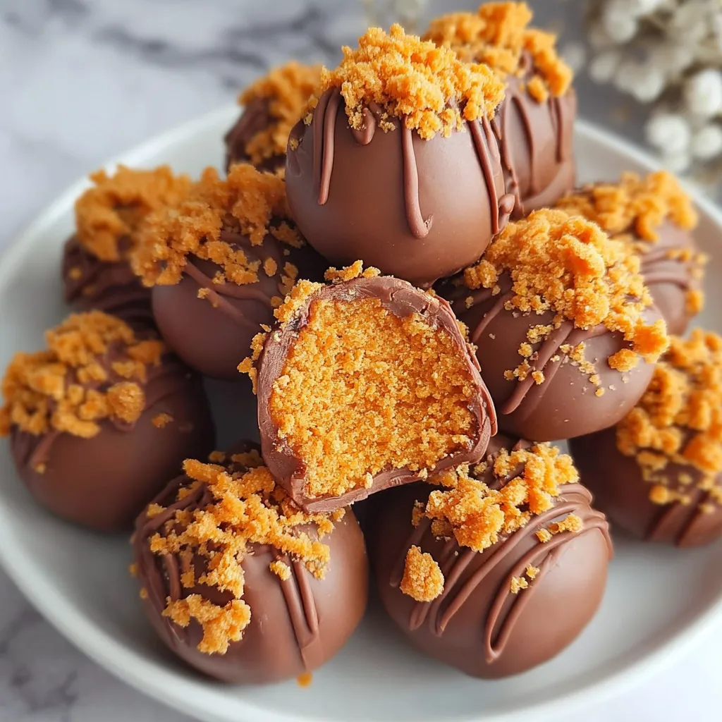 Creamy Biscoff Truffle Bites