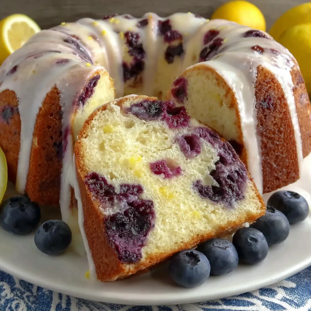 Lemon Blueberry Pound Cake