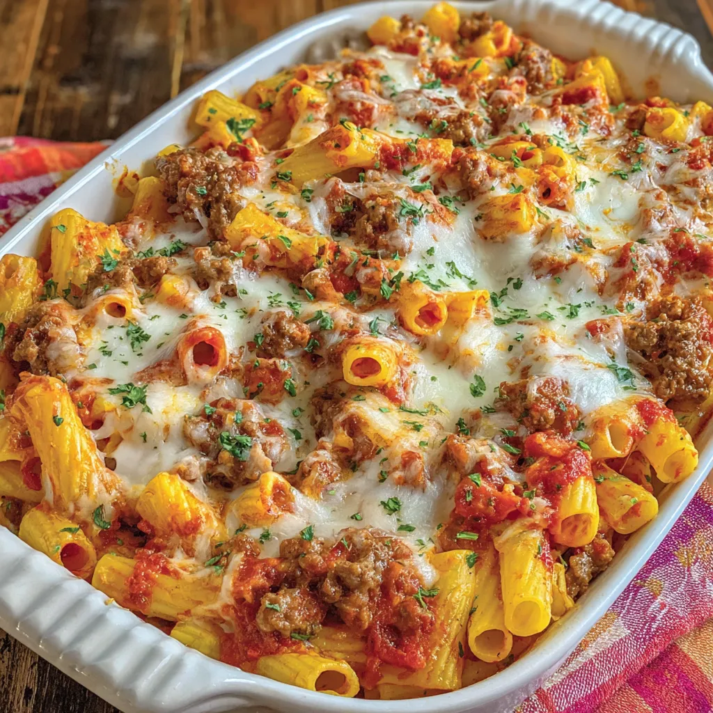 Baked Ziti with Sausage