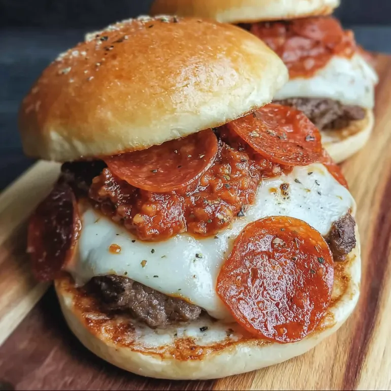 Smoked Pizza Burger