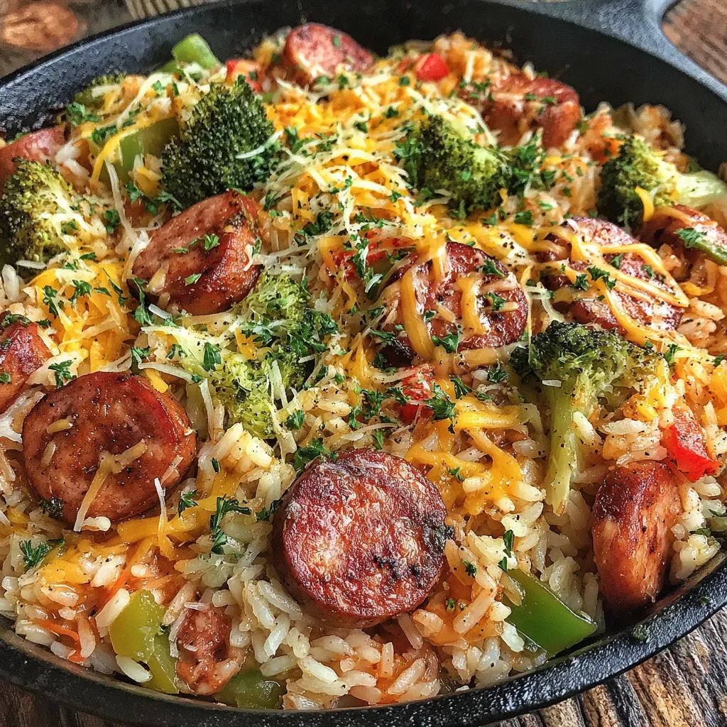 Sausage Rice Skillet