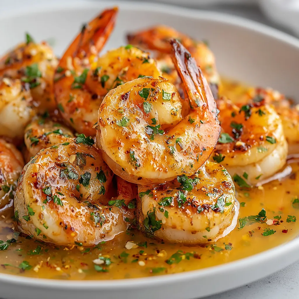 Garlic Butter Orange Shrimp