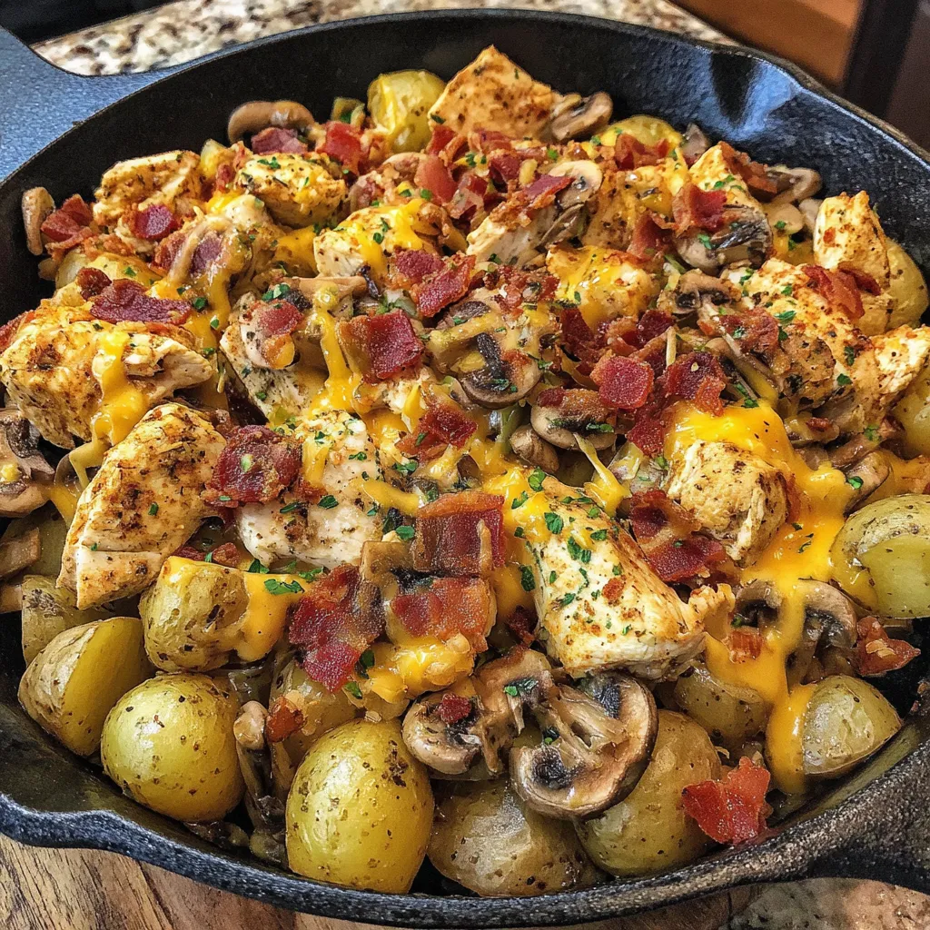 Alice Springs Chicken Potatoes