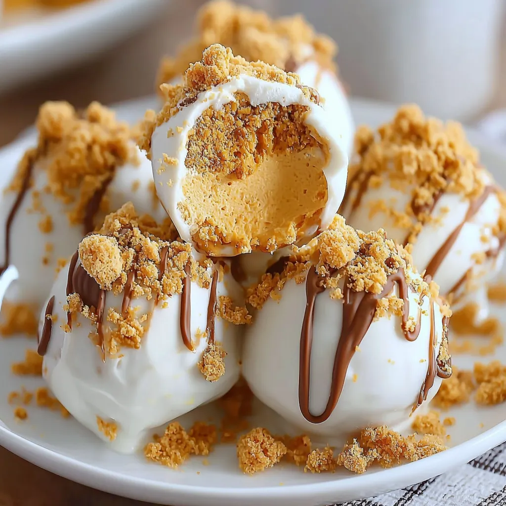 No-Bake Pumpkin Cheesecake Balls