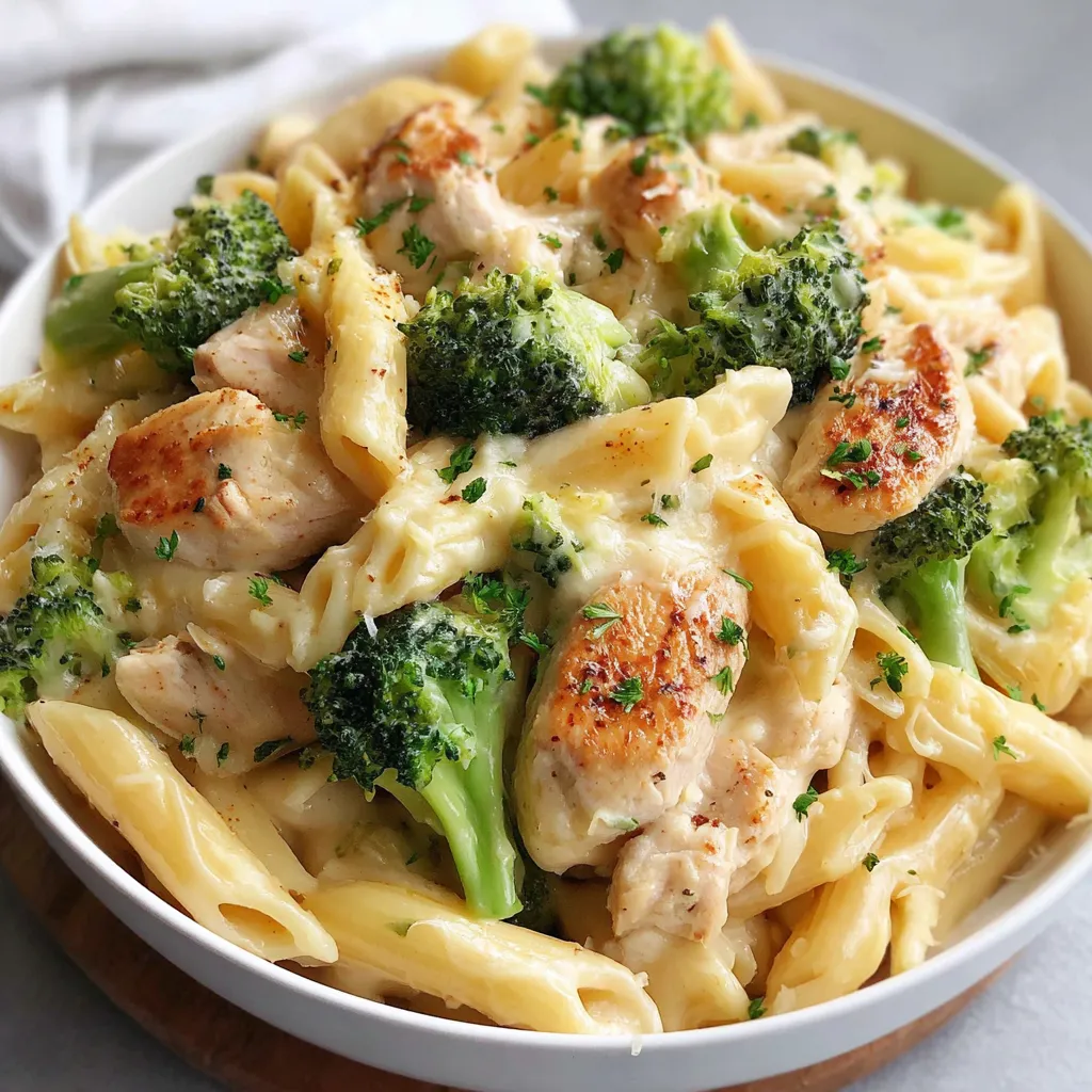 Creamy Chicken Broccoli Pasta