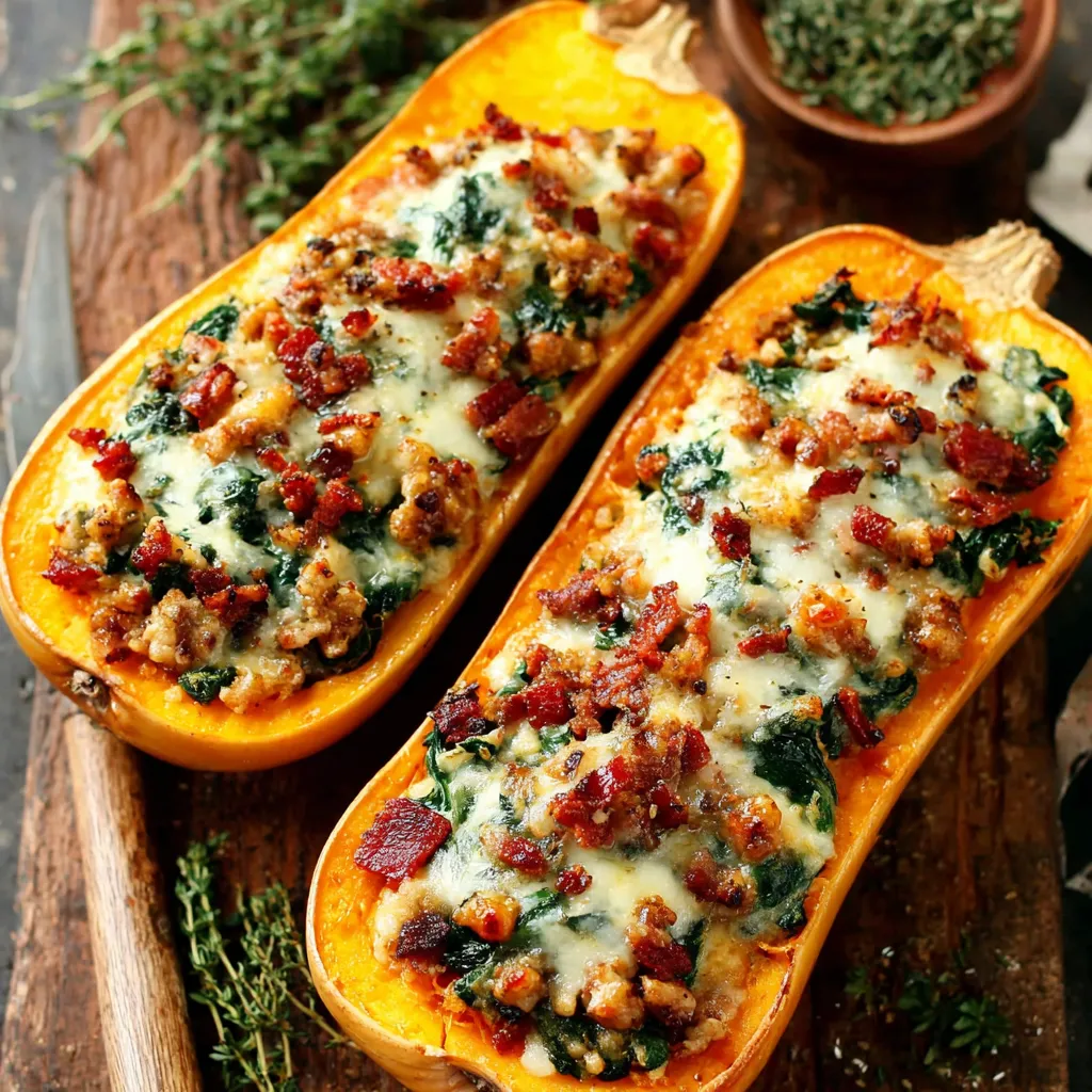 Stuffed Butternut Squash