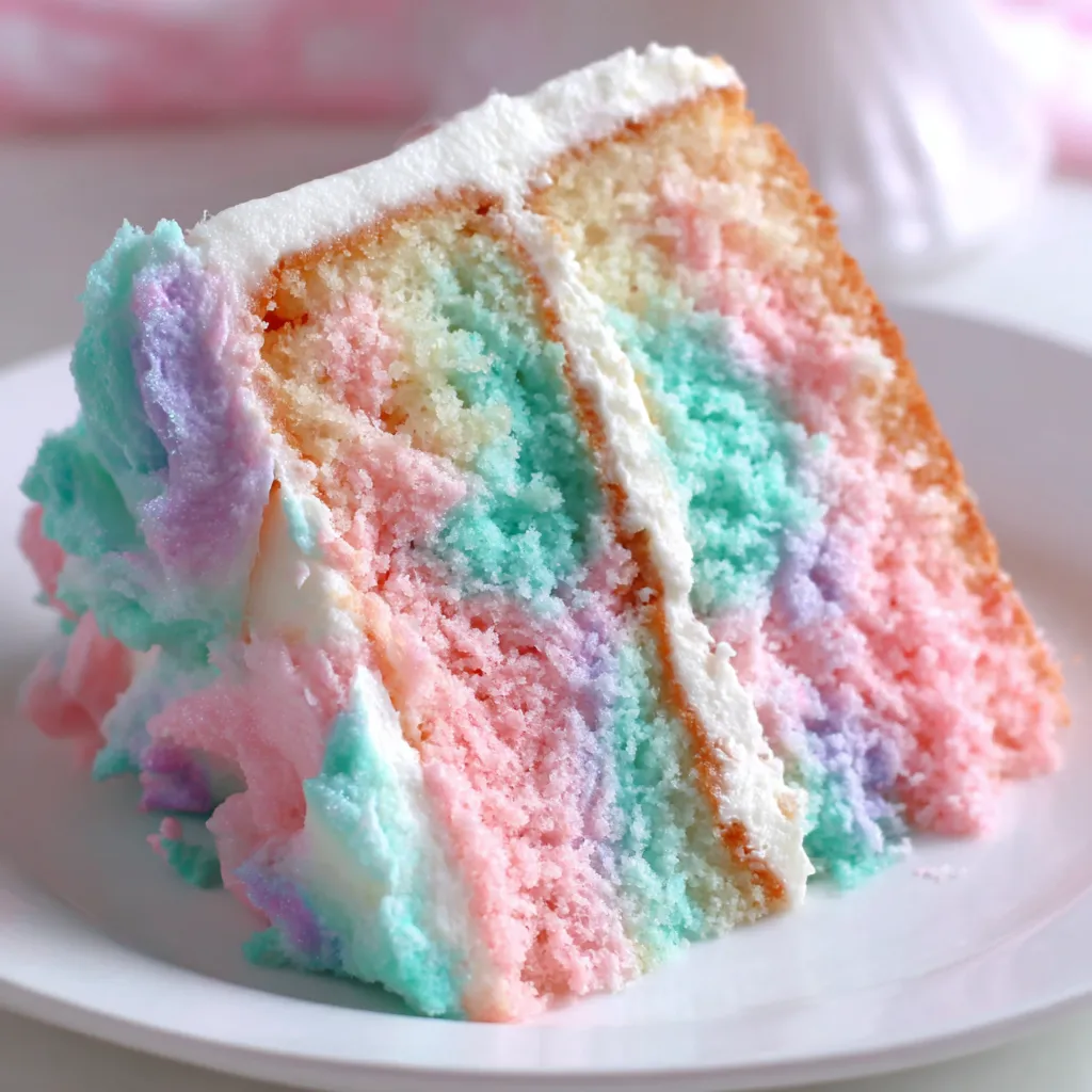 Cotton Candy Cake