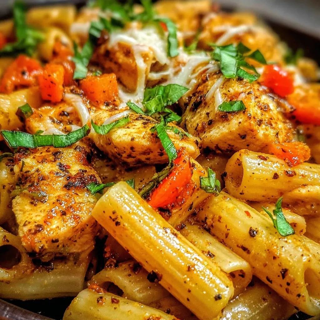 Honey Pepper Chicken Panini Pasta