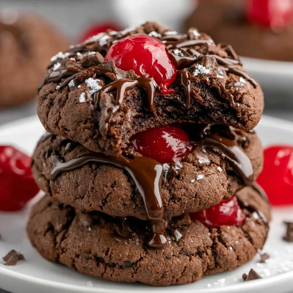 Chocolate Cherry Cookies