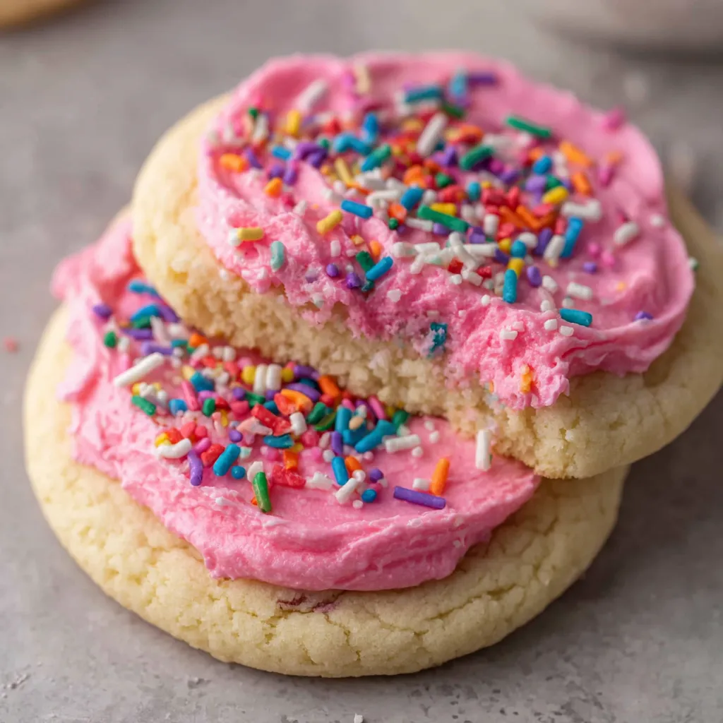 Sour Cream Sugar Cookies with Frosting