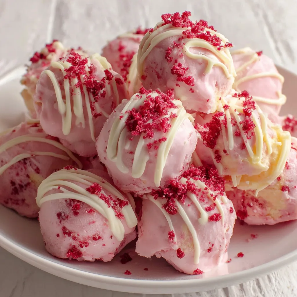 Strawberry Shortcake Truffles
