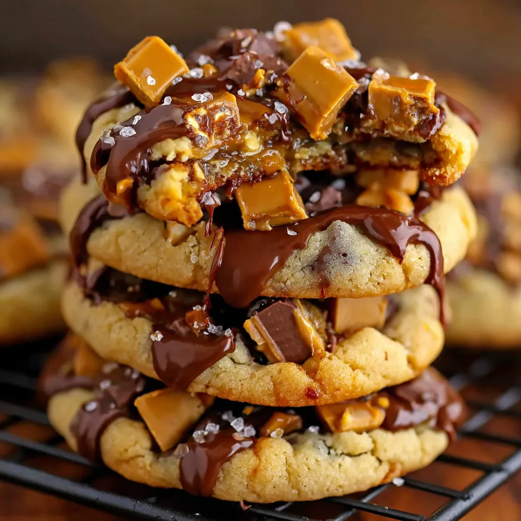 Butterfinger Caramel Crunch Cookies