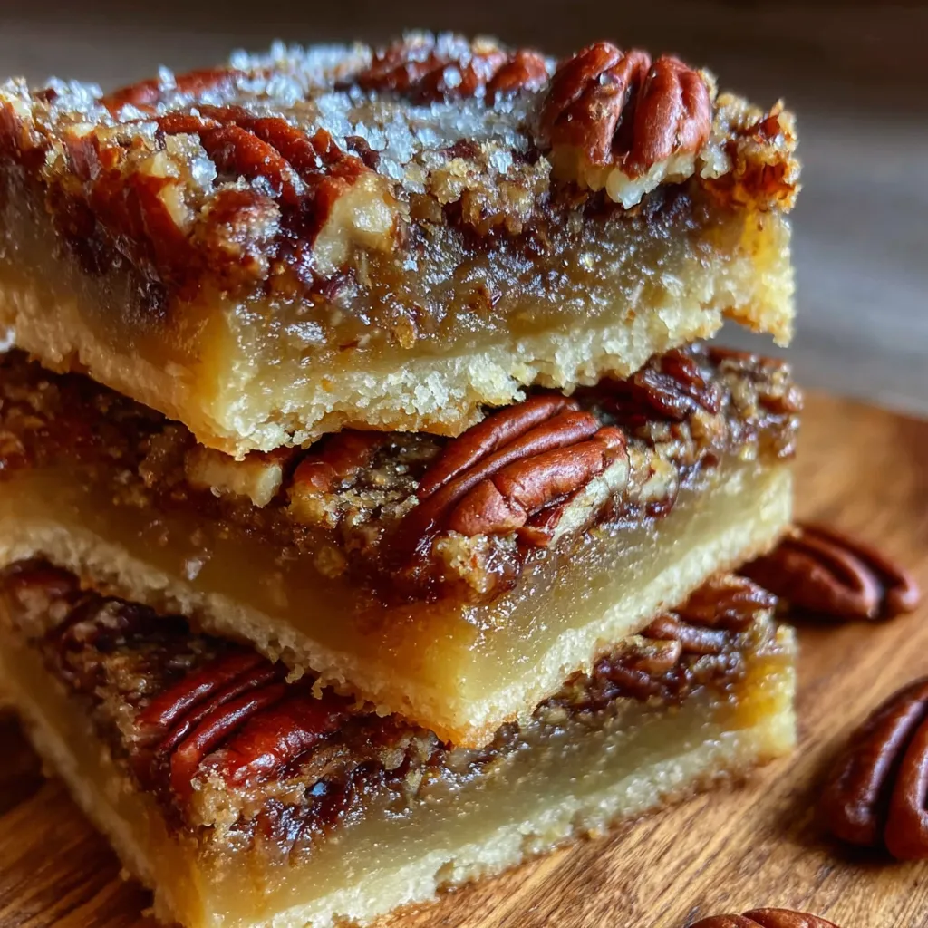 Pecan Pie Bars Sweet Squares