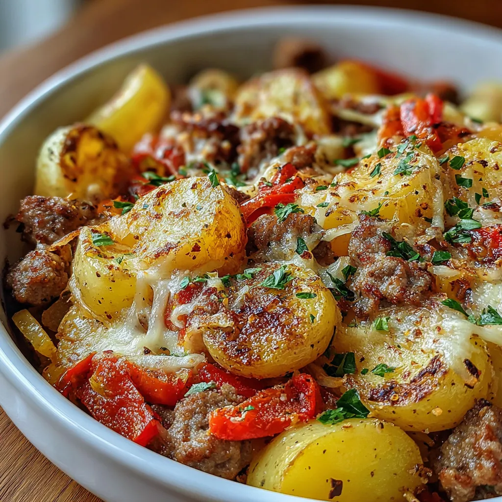 Italian Sausage and Potato Casserole