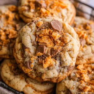 Peanut Butter Butterfinger Cookies