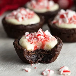 Chocolate Peppermint Cookie Cups