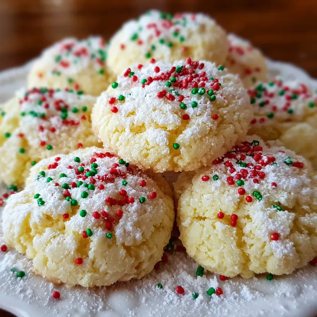 Christmas Ooey Gooey Butter Cookies