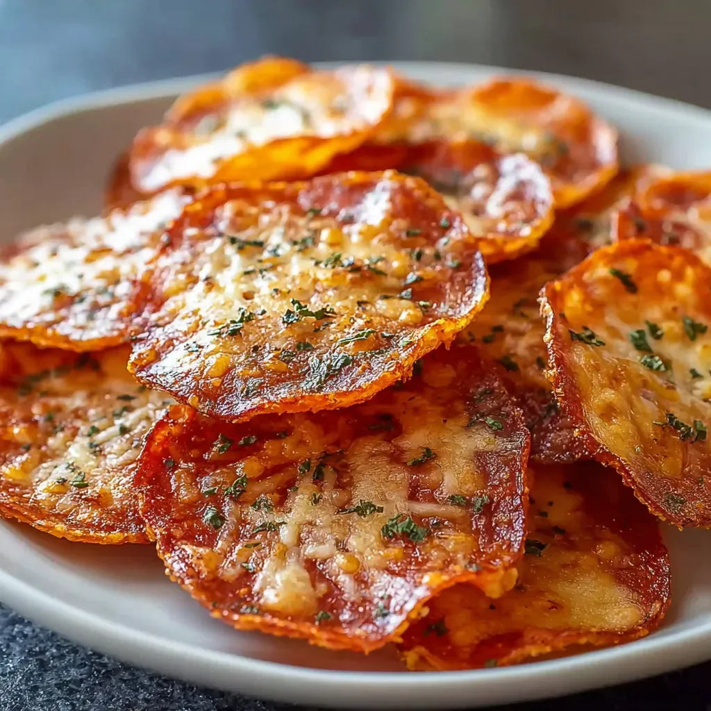 Pepperoni Cheese Crisps