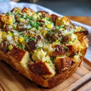 Pull-Apart Stuffing Bread