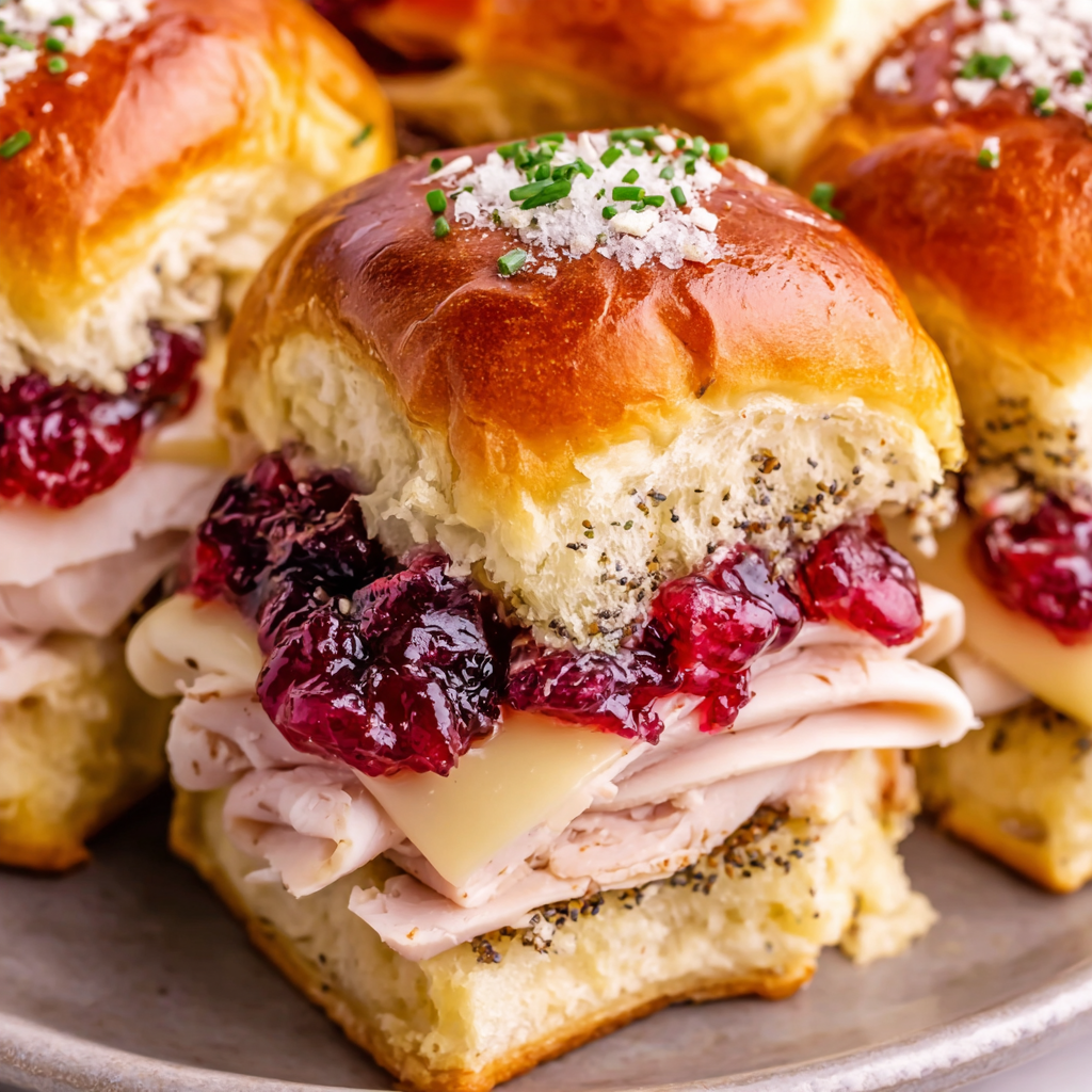 Cranberry Turkey Sliders