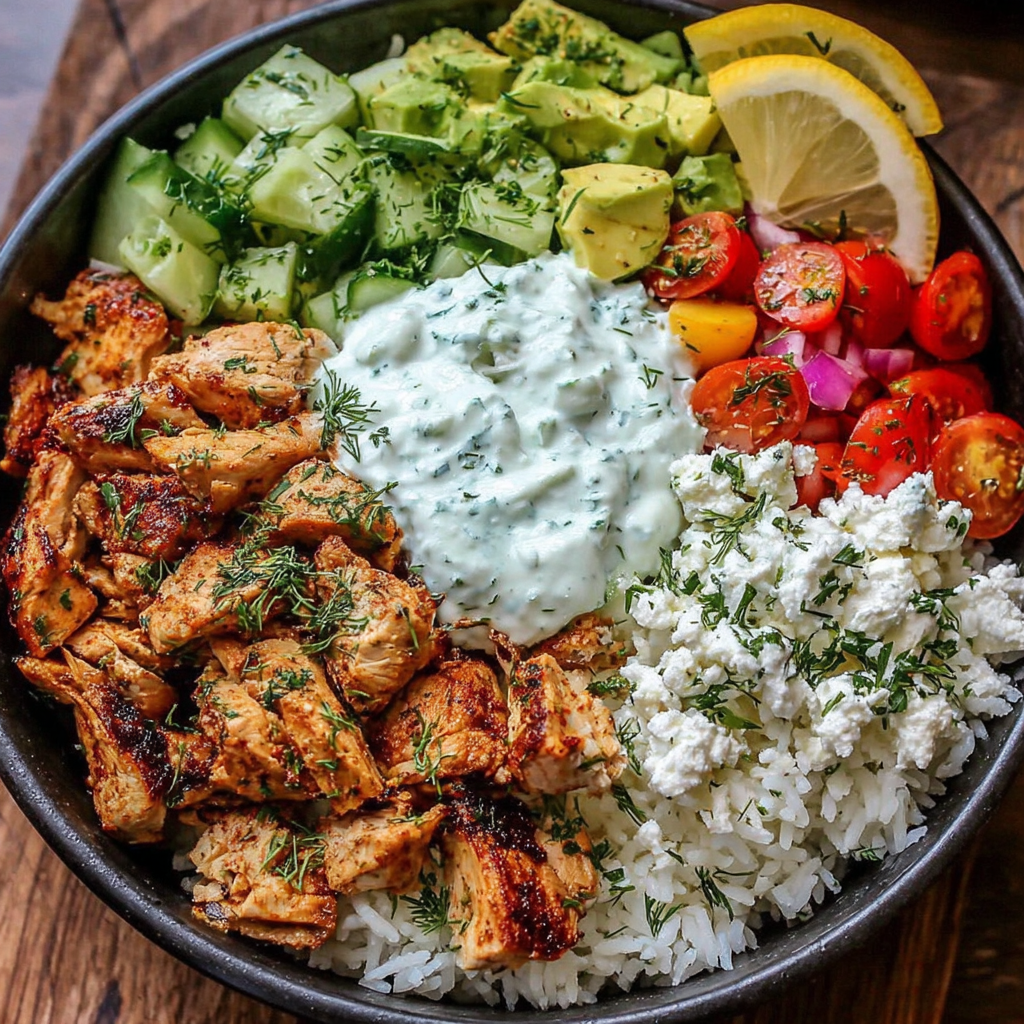 Chicken Tzatziki Bowls