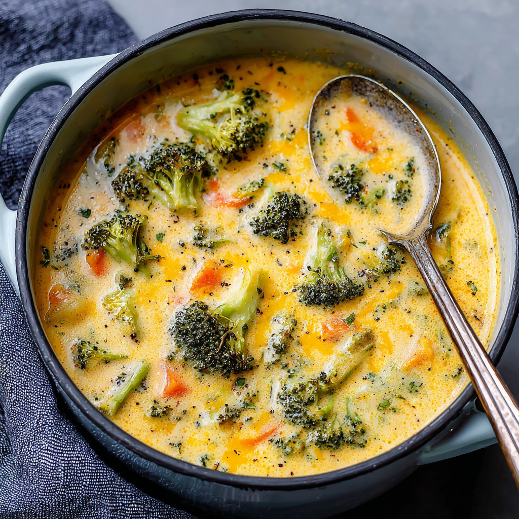 Creamy Broccoli Cheddar Soup