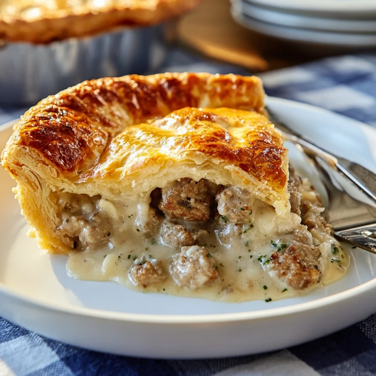 Sausage and Gravy Pie