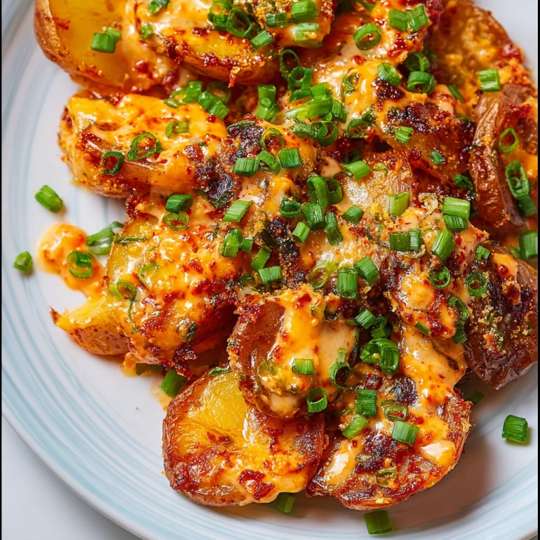 Crispy Gochujang Potato Salad