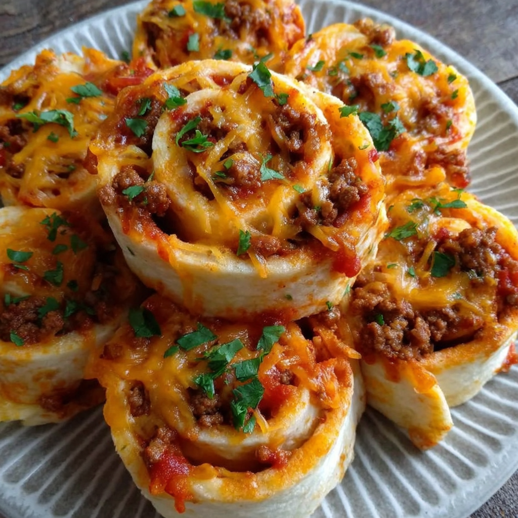 Taco Pinwheel Appetizers