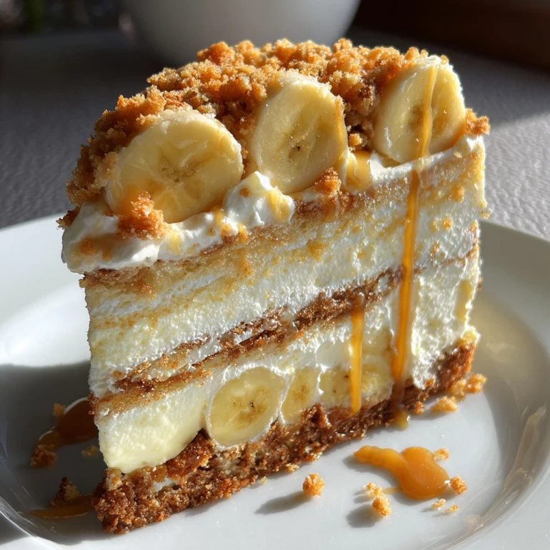 Banana Pudding Cookie Butter Cheesecake Cake