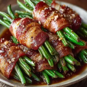 Green bean bacon bundles