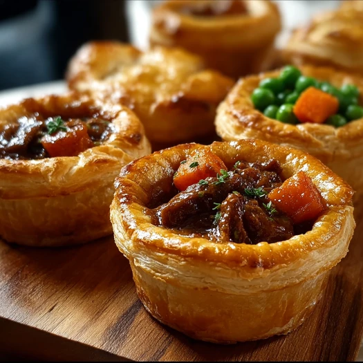 Savory Irish Beef & Sweet Potato Mini Pies