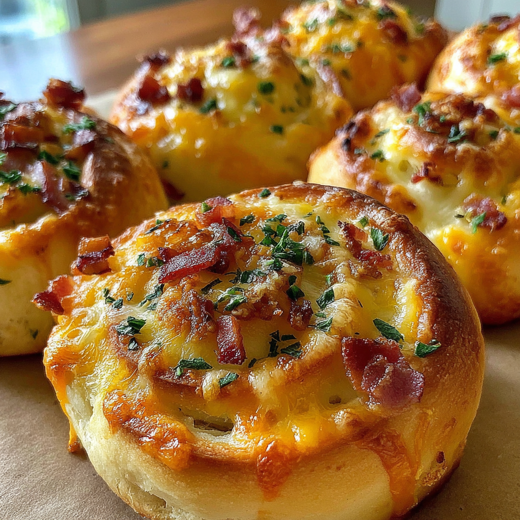 Easy Cheesy Breakfast Rolls