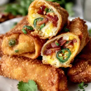 Bacon Jalapeño Popper Eggrolls