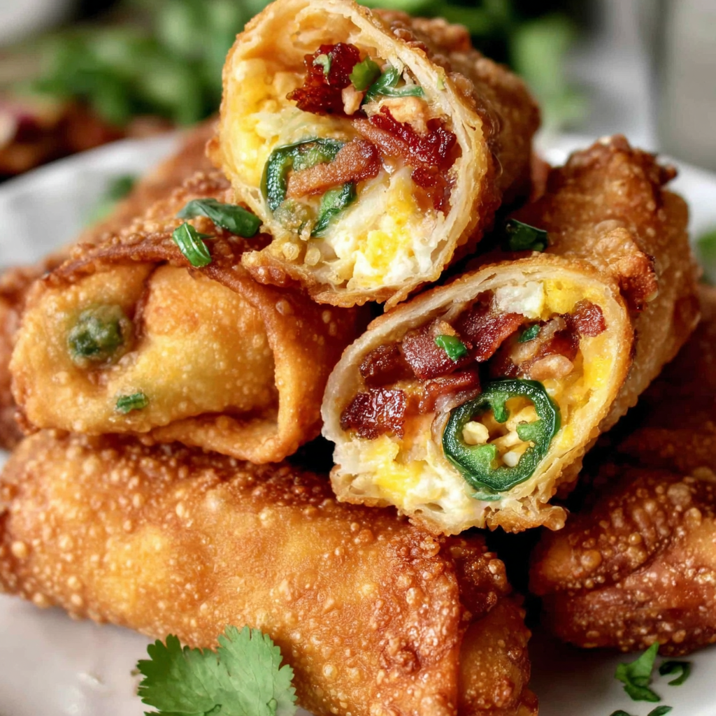Bacon Jalapeño Popper Eggrolls